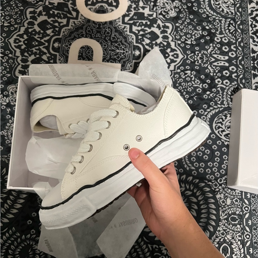 Maison Mihara Yasuhiro Peterson OG Sole Canvas Low ‘White’